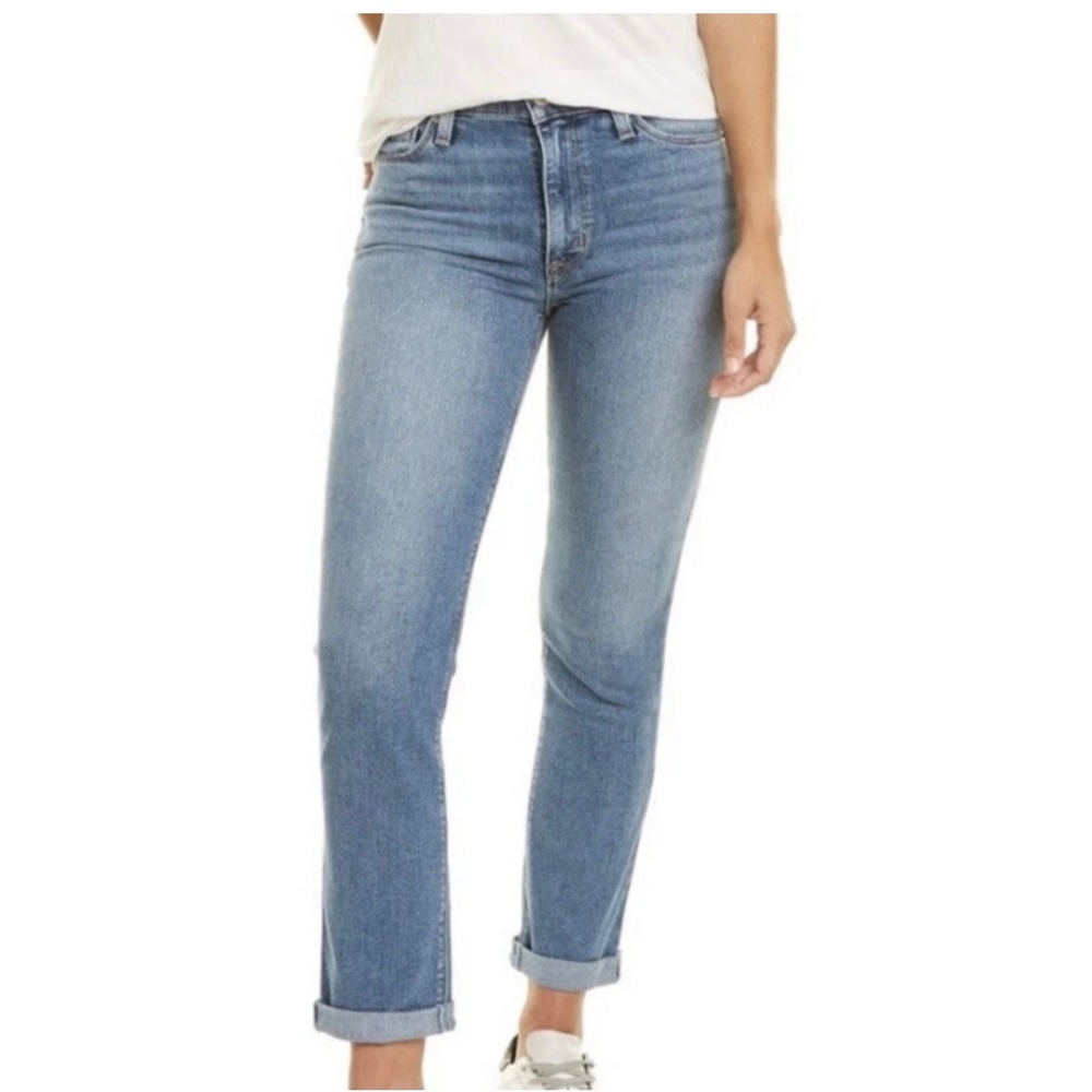 NWT Hudson Claudia High Rise Straight Crop Jeans Claudia Medium Wash Size 27